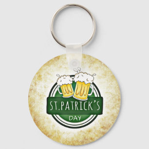 St. Patrick's Day Beer Keychain