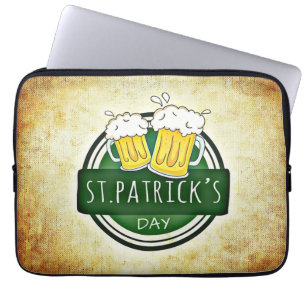 St. Patrick's Day Beers Laptop Sleeve