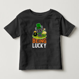 St. Patrick's Day Being Lucky Toddler T-shirt