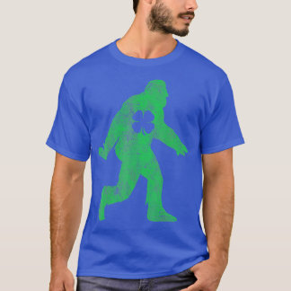 St Patricks Day Bigfoot Irish Sasqautch Saint Padd T-Shirt