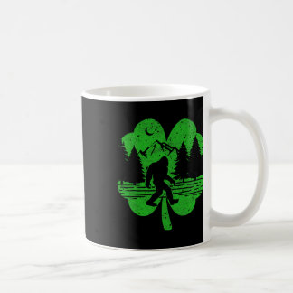 St Patricks Day Bigfoot Irish Sasquatch Saint Padd Coffee Mug