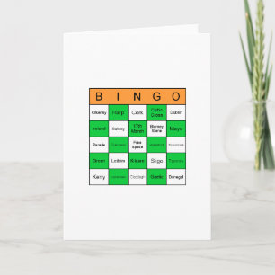 St Patricks Day Bingo Card