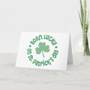 St Patricks Day Birthday Card