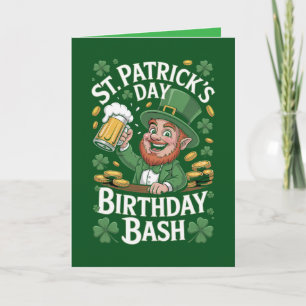St. Patrick's Day Birthday Card