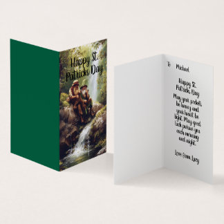 St. Patricks day blessing card