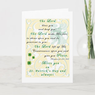 St. Patrick's Day Blessing Greeting Card