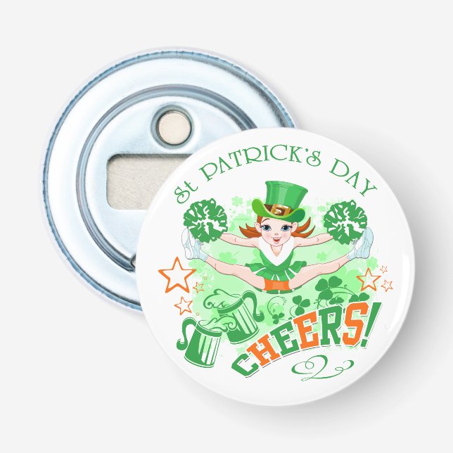 St Patrick's Day Bottle Opener (Front)