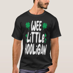 St Patricks Day Boys Girls Kids Toddlers Wee Littl T-Shirt