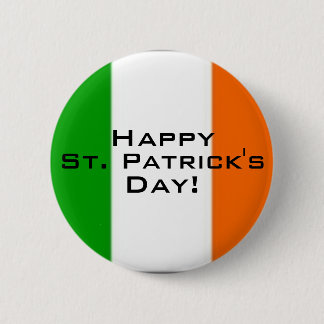 St Patrick's Day - Brilliant Button! 2 Inch Round Button