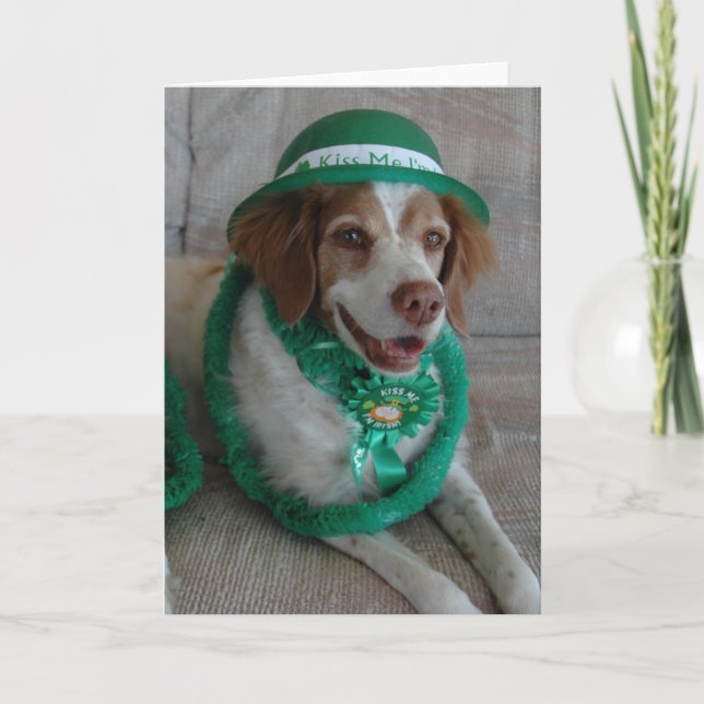 ST. PATRICKS DAY BRITTANY - Customized Card (Front)
