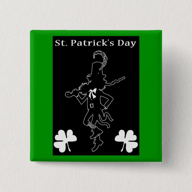 St. Patrick's Day  Button (Front)