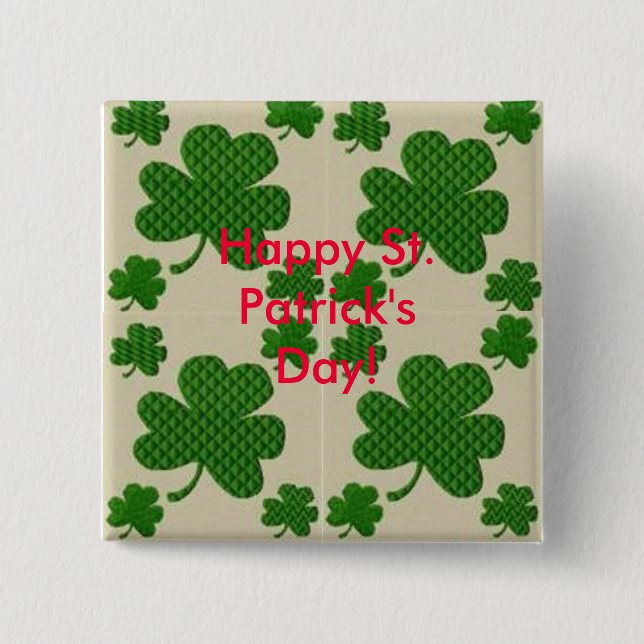 St. Patrick's Day Button (Front)