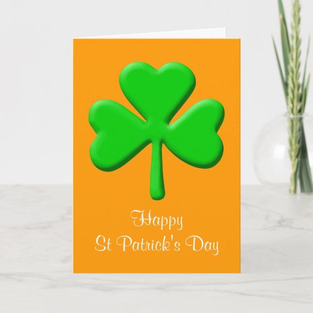 St Patrick's Day Card (Front)