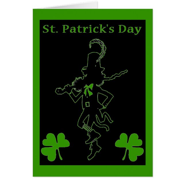 St. Patrick's Day  Card (Front)