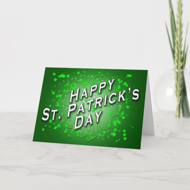 St. Patricks Day Card by John David Henkel (Front)