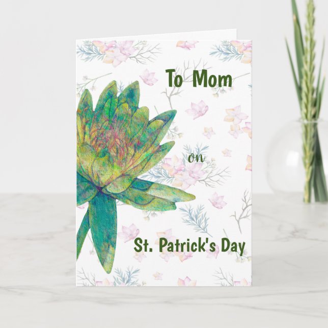 St. Patrick's Day Card for Mom (Front)