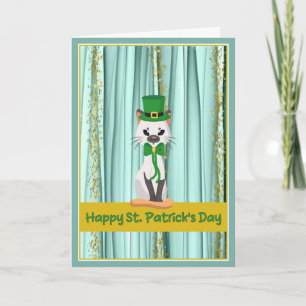 St. Patricks Day Card from Pet Cat