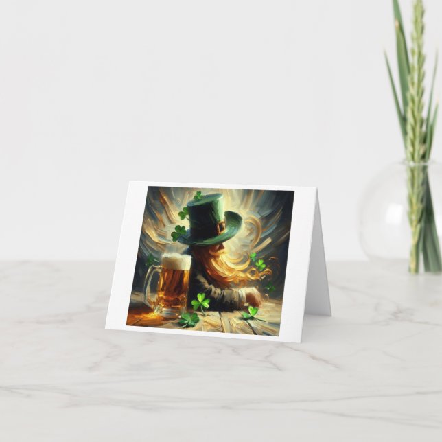 St. Patrick's Day Celebration,  Holiday Card (Front)