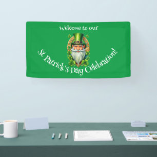 St Patrick's Day Celebration Leprechaun  Banner