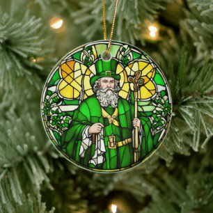 St Patricks Day Ceramic Ornament