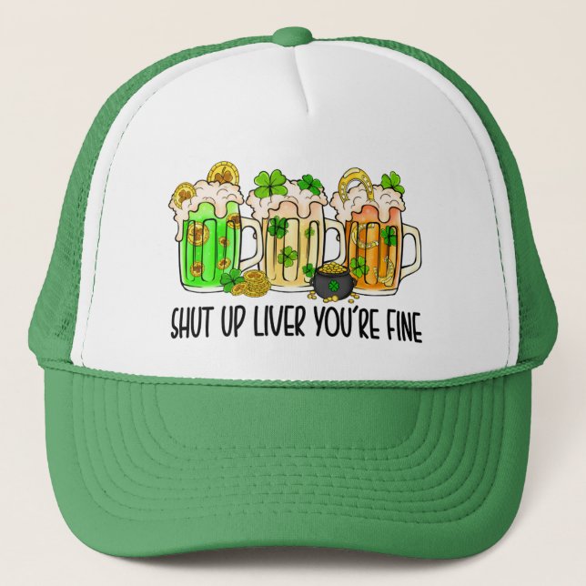  "St. Patrick's Day Cheers  Trucker Hat (Front)