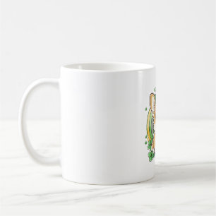 st patricks day - chibi corgi dog coffee mug