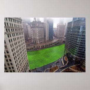 St. Patricks Day, Chicago Poster