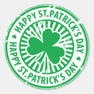 St. Patrick's Day Classic Round Sticker