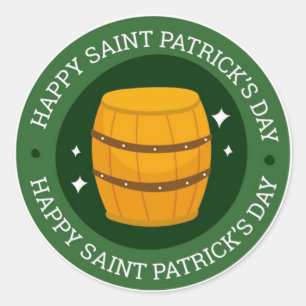 St. Patrick's Day Classic Round Sticker