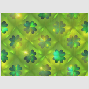 St Patrick's Day Clover 4 Lists Trendy Collection Tissue Paper