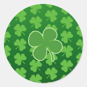 St. Patrick's Day Clover Leaf Sticker