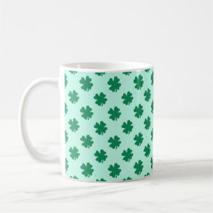 St. Patrick's Day Clover Leaves Pattern-54601 Coffee Mug