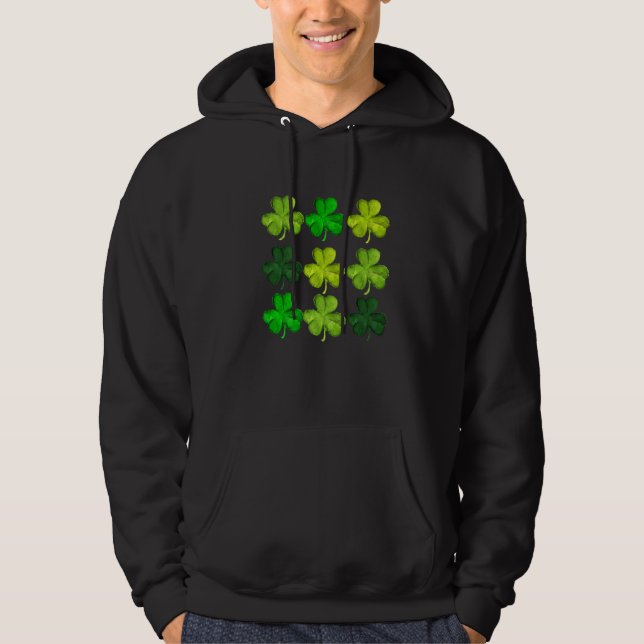 St. Patrick's Day Clover Shamrock T-Shirts Patty's (Devant)