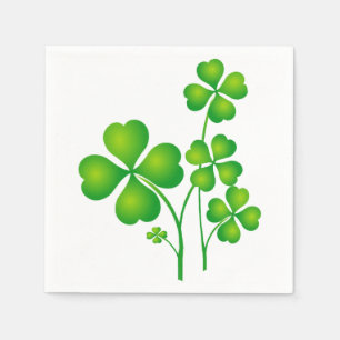St. Patrick's Day Clover / Shamrocks + your ideas Napkin