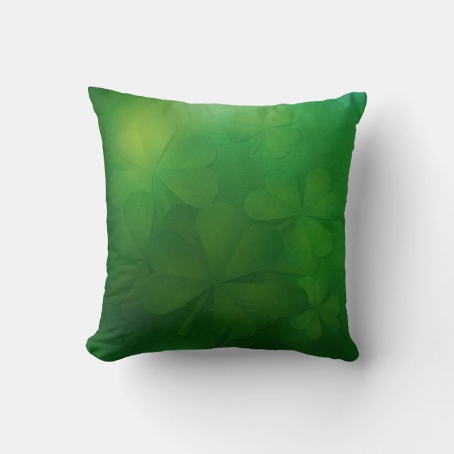 St. Patrick's Day - Clovers Pillow (Front)