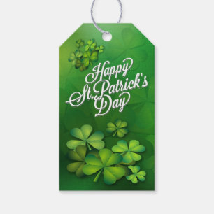 St Patrick's Day - Clovers/Shamrocks Gift Tags