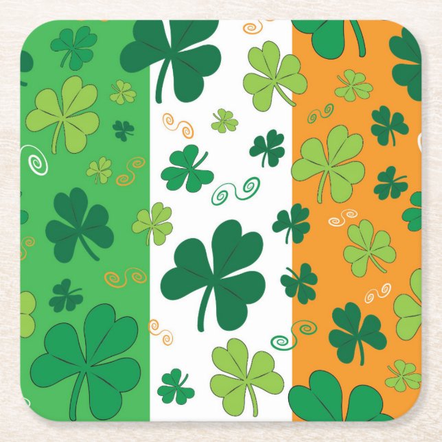 St Patrick's Day coasters (Front)