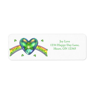 St. Patricks Day Coeur Shamrock irlandais