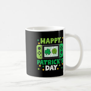 St Patricks Day Controller Video Game Kids Boy Tod Coffee Mug