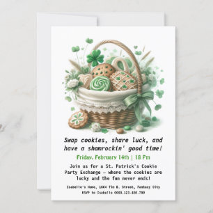 St. Patrick's Day Cookies – Sweet Luck & Love Invitation