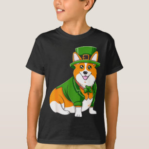 St Patricks Day Corgi Shirt Irish Dog Mama Mom Dad