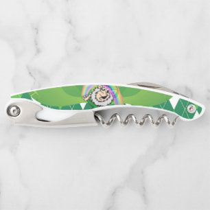 St. Patrick's Day Corkscrew Bottle Opener