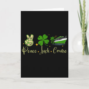 St Patrick's Day Cruise Funny Family Card