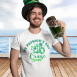 St. Patricks Day Cruise Green Custom Year  T-Shirt<br><div class="desc">This design may be personalized in the area provided by changing the photo and/or text. Or it can be customized by clicking Personalize this Template and then choosing the click to customize further option and delete or change the colour of the background, add text, change the text colour or style,...</div>