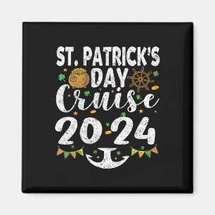 St Patricks Day Cruise Ship Squad Funny Family Mat Magnet