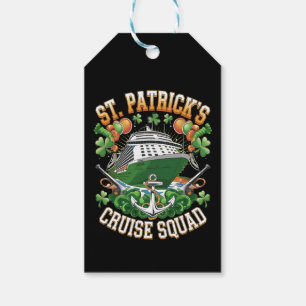 St Patrick's Day Cruise Squad 2025 Family Matching Gift Tags