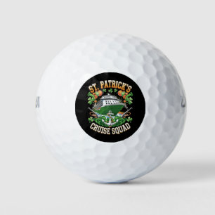 St Patrick's Day Cruise Squad 2025 Family Matching Golf Balls