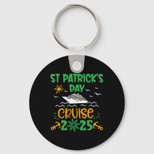 St Patricks Day Cruise Squad 2025 Funny Family Mat Keychain