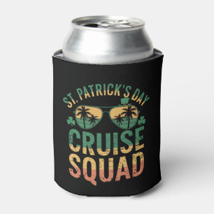 St Patrick's Day Cruise Squad Funny Family Matchin Can Cooler