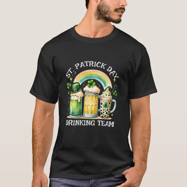 St. Patrick's Day Custom Funny Tee - Drinking Team (Front)